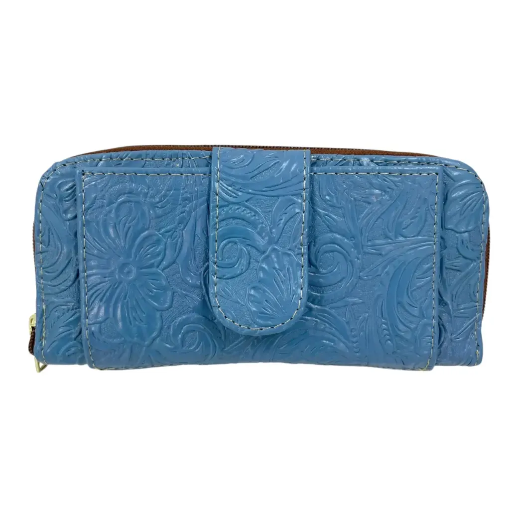 [C07MOPFAZC] CARTERA MONI PIEL  (FLORES AZUL CIELO).webp