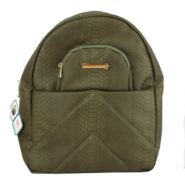 MOCHILA SINTETICO VIBORA VERDE