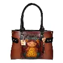 BOLSO VAQUETA ARTESANAL CRUSTACEO LELE BICOLOR SHEDRON NEGRO S