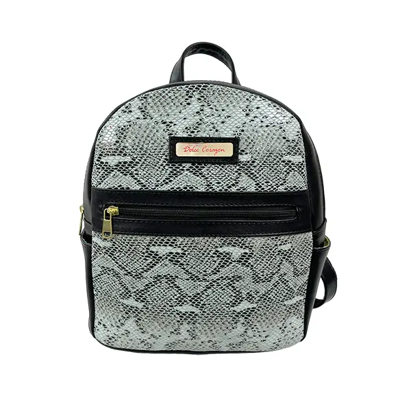 [M02BESIVIBN] MOCHILA BETSY SINTETICO VIBORA BLANCO/NEGRO