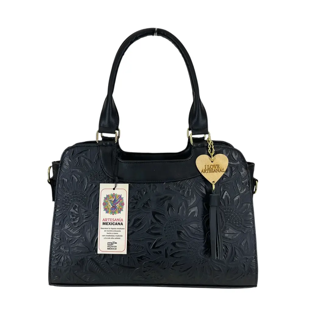 [B06ANGMNEG] ANA PIEL FLORES MUÑEQUEADO SHEDRON/ORO (GIRASOL NEGRO)