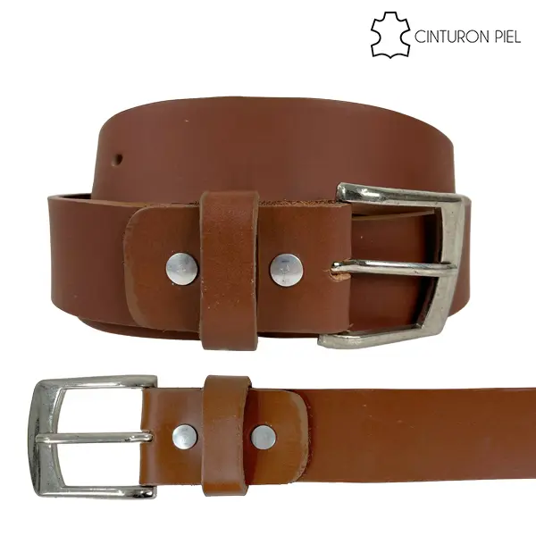 [CI13CAPLSHE134] CINTURON PIEL MODELO 1 (Liso Shedron, 34)