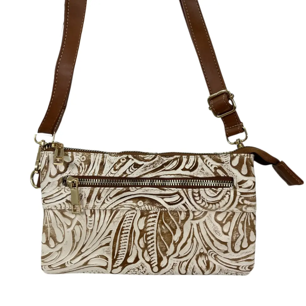 [B16UN15FMCP] UNISEX #15 PIEL  (FLORES MUN CAPUCHINO)