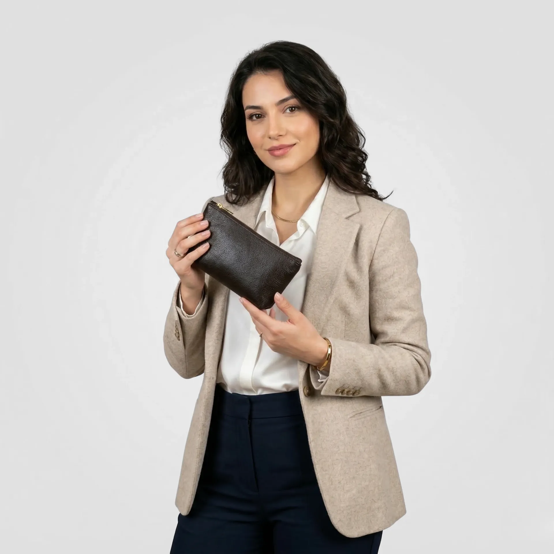 [COS2PLCAF] COSMETIQUERA PIEL  (LISO CAFE)