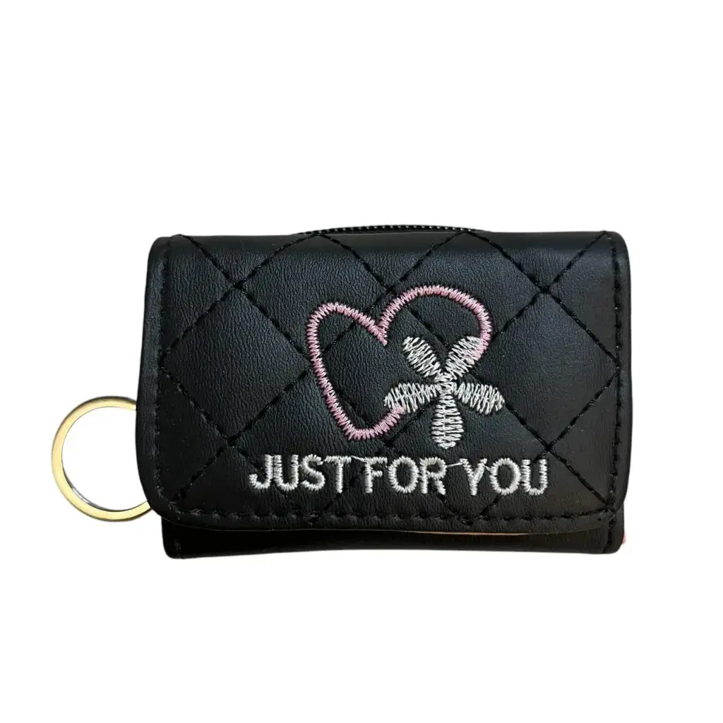 IMPORTACION MINI CARTERA JUST FOR YOU NEGRA