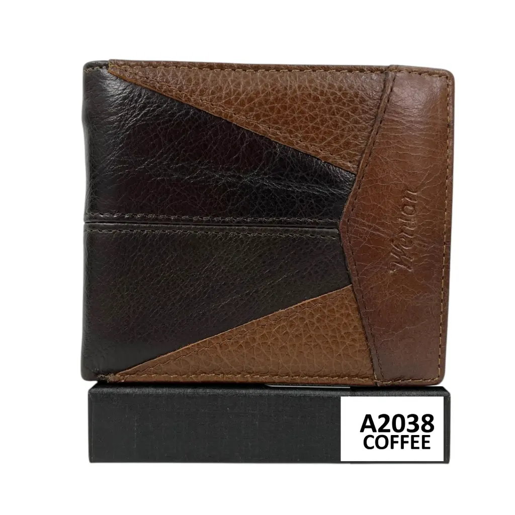 [C05PIA2038COF] CARTERA PIEL CABALLERO A2038 (COFFEE)