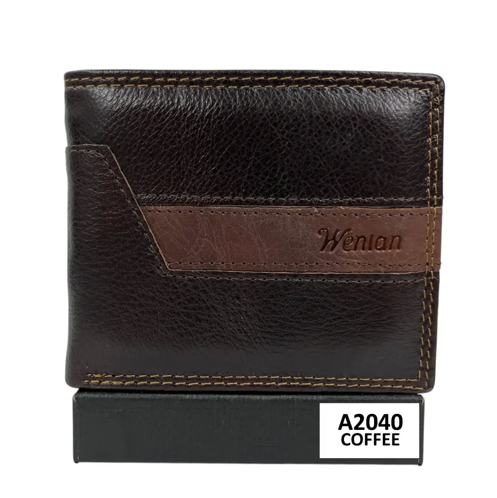 [C05PIA2040COF] CARTERA PIEL CABALLERO A2040 (COFFEE)