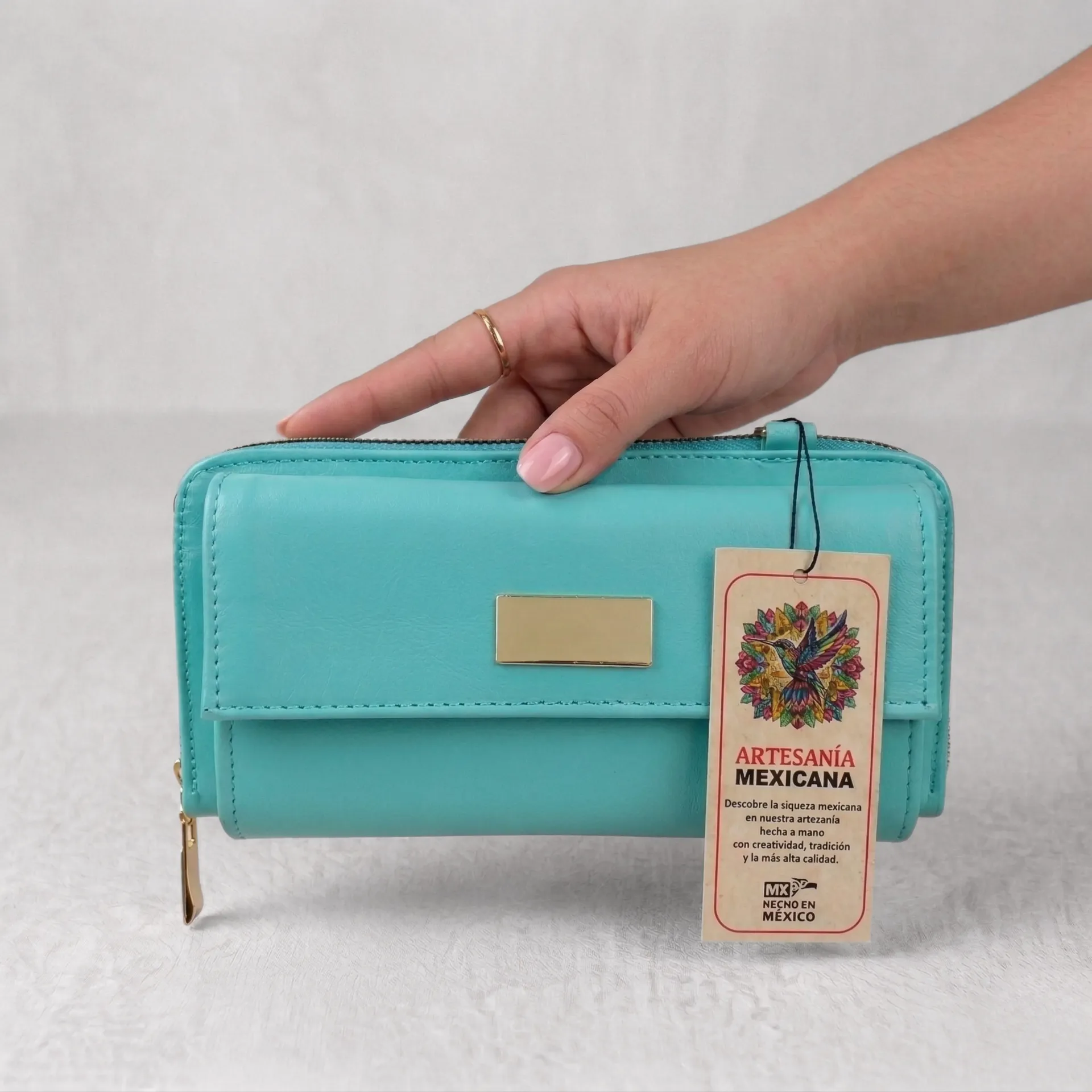 PORTACEL PIEL UN CIERRE