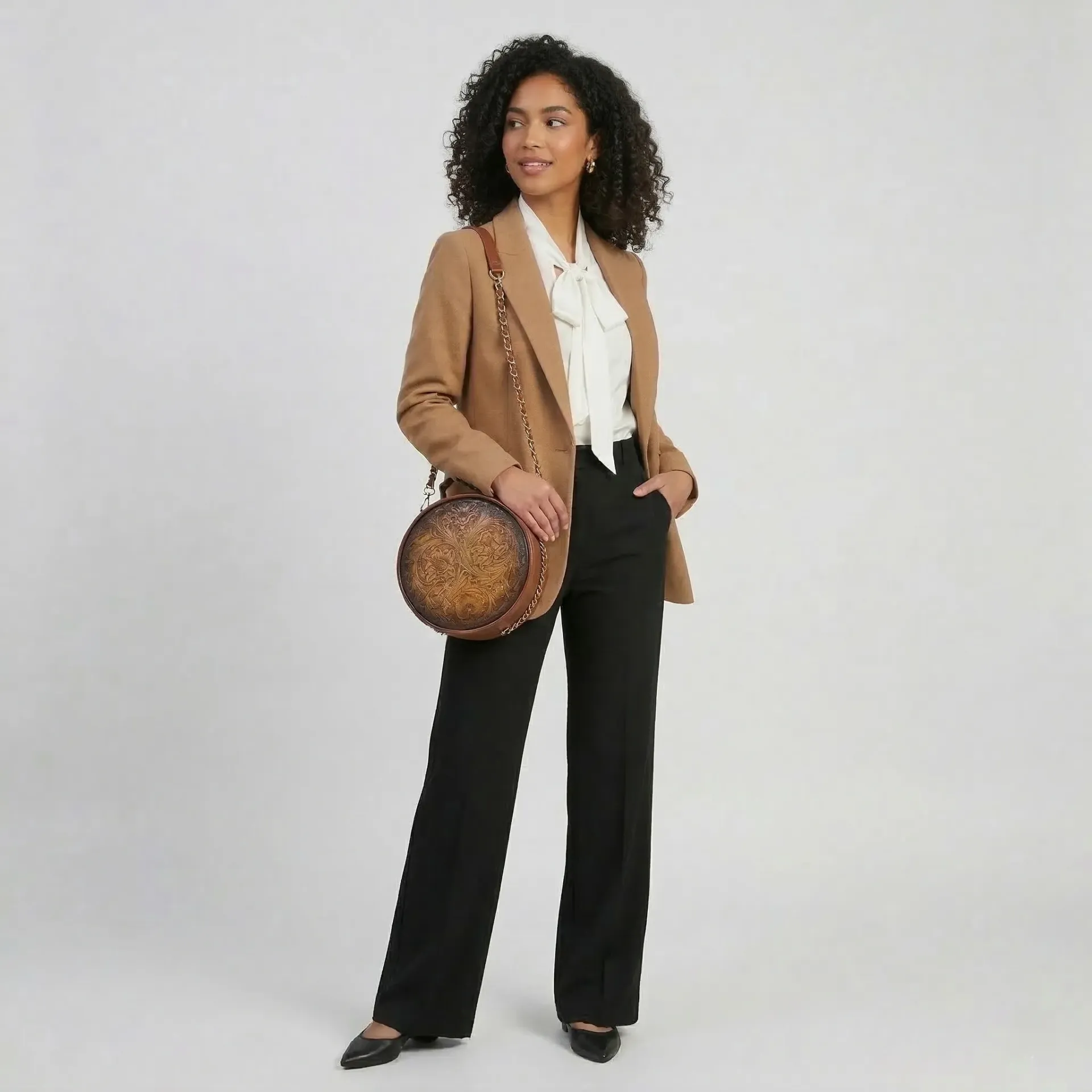 [B02LMPGFRC] LUNA MINI PIEL CINCELADO