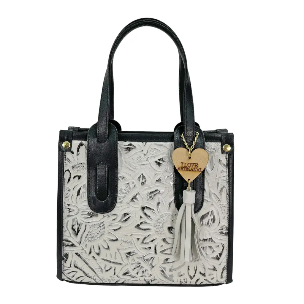 EMMA PIEL GRASO FLORES MARINO