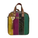 BOMBON PIEL LINEAS MULTICOLORES 