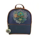 MOCHILA MEDIANA PIEL 