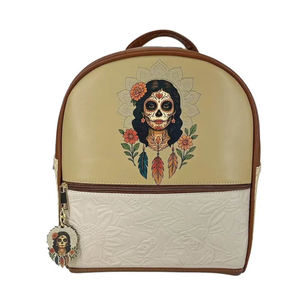 MOCHILA MEDIANA PIEL 