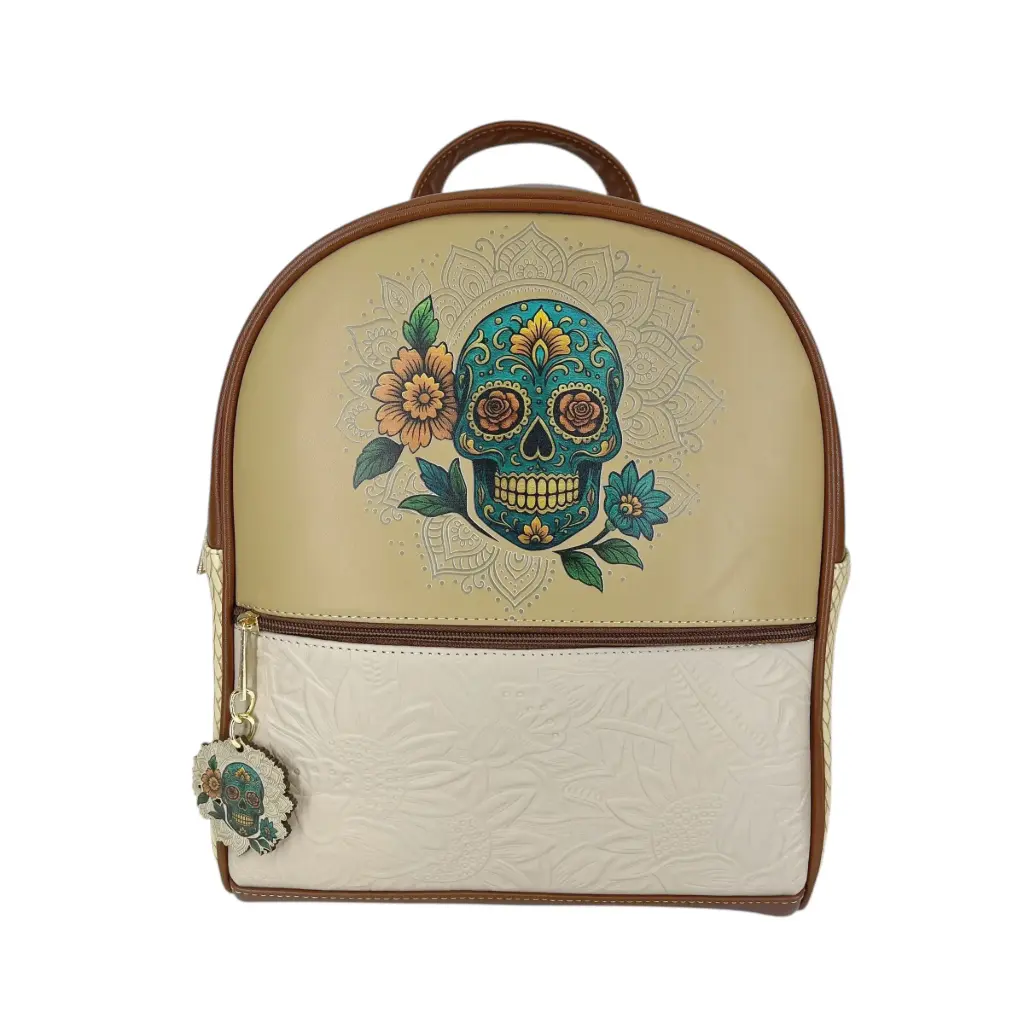 MOCHILA MEDIANA PIEL 