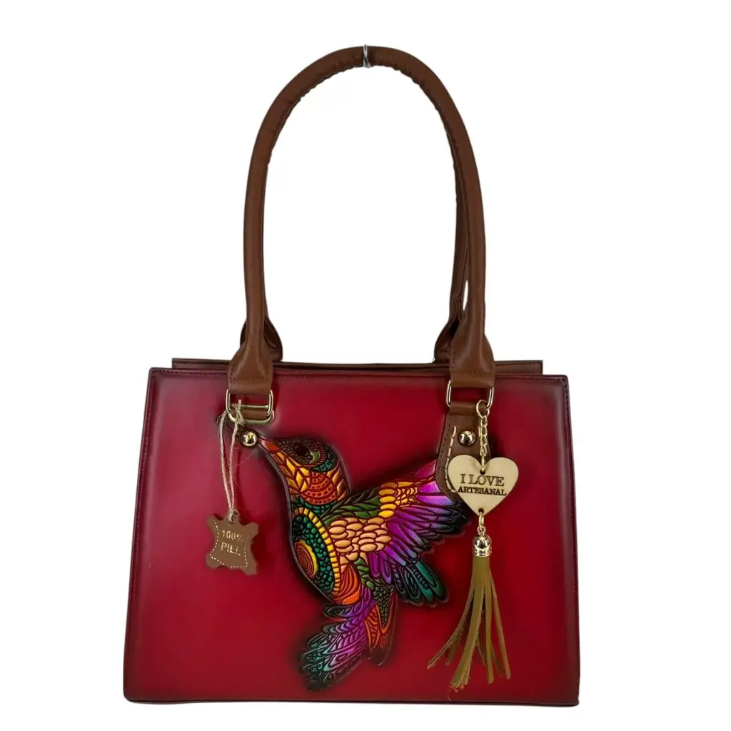 [B4VEVFFSN] VERO VAQUETA  (FRANJA PETATILLLO FLOR SHEDRON/NEGRO)