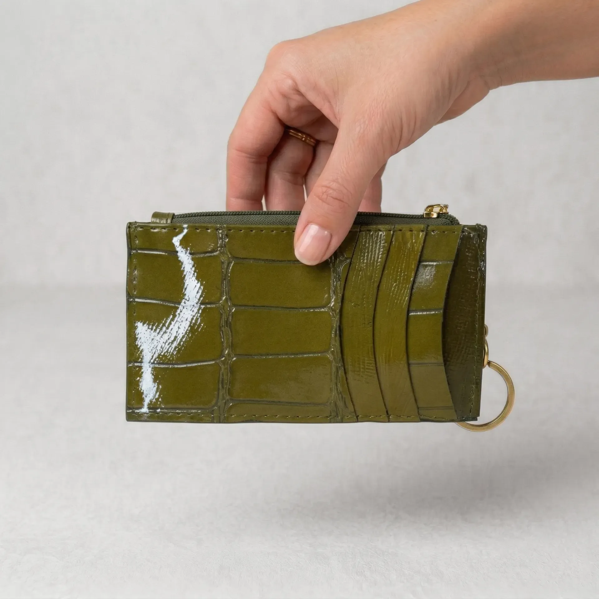 TARJETERO COLGANTE PIEL