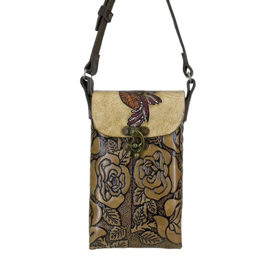 PORTACEL VAQUETA CINCELADA