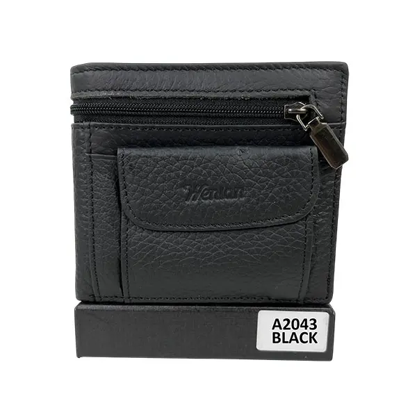 [C05PIA2043BLA] CARTERA PIEL CABALLERO A2043 BLACK (BLACK)