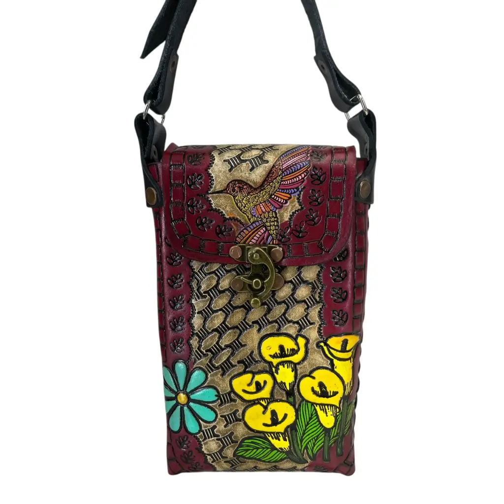 PORTACEL PIEL VAQUETA