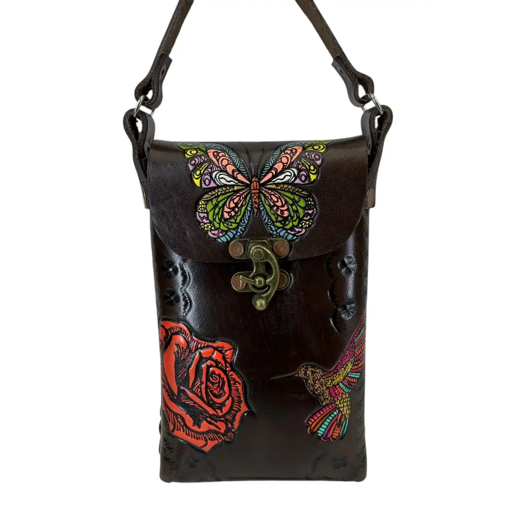 PORTACEL VAQUETA CINCELADA