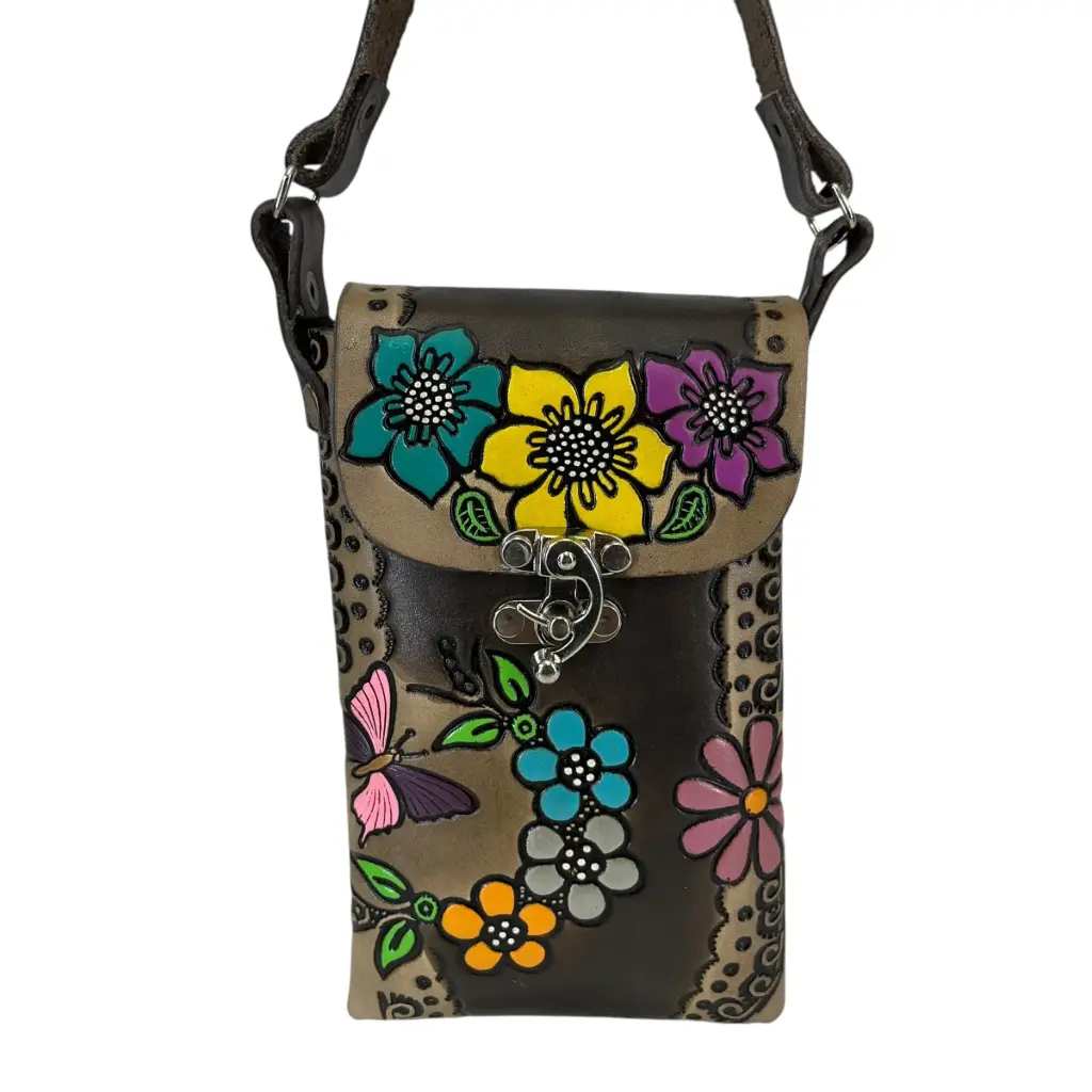 PORTACEL VAQUETA CINCELADA