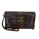 MUÑEQUERA VAQUETA CINCELADA 