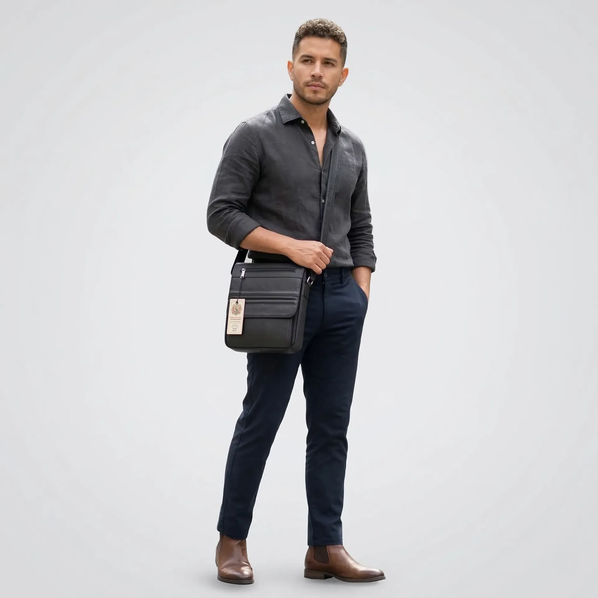 [M0ROBPNEG] MARICONERA ROBIN PIEL (NEGRO)