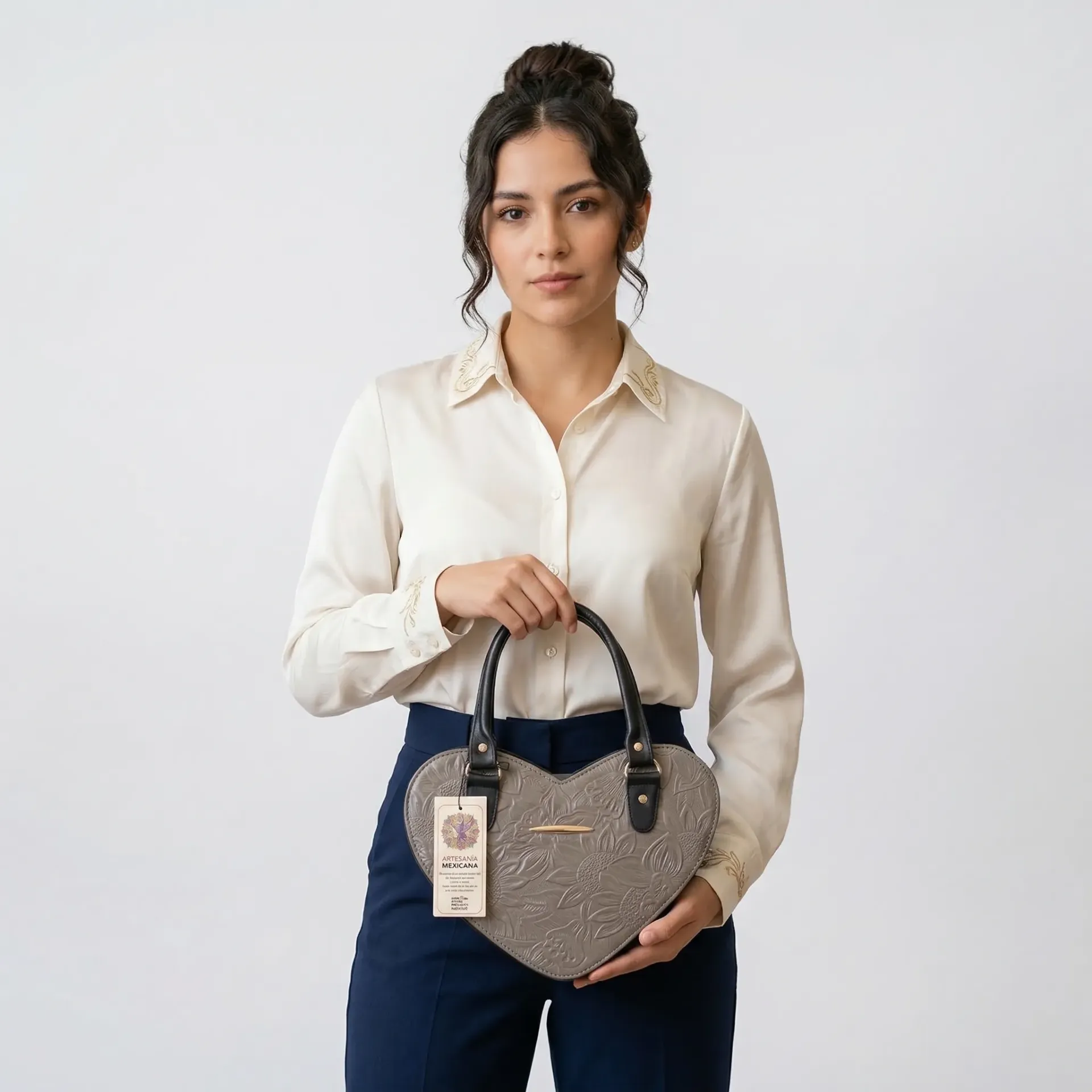 [B2DAGGNEG] DALILA PIEL (GIRASOL GRIS/NEGRO)
