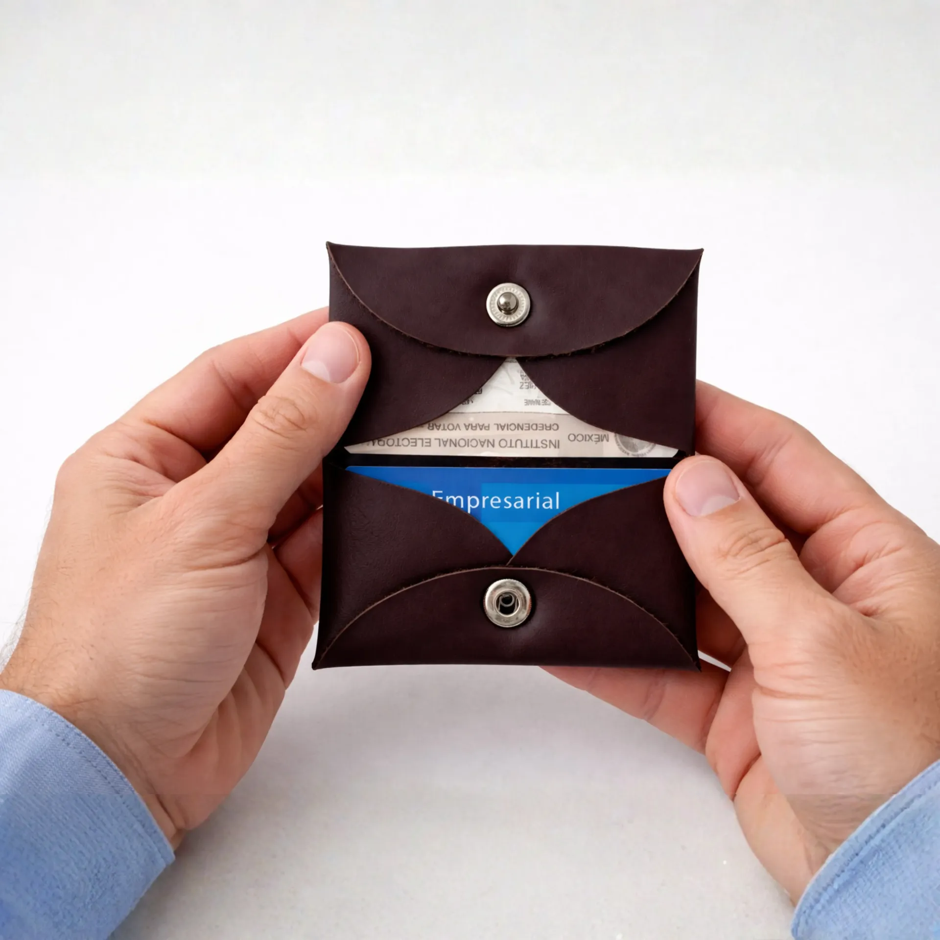 [T2TARVIN] TARJETERO PIEL (VINO)