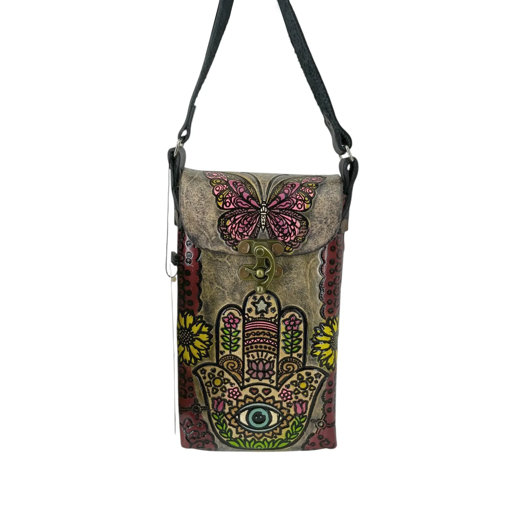 PORTACEL VAQUETA CINCELADA