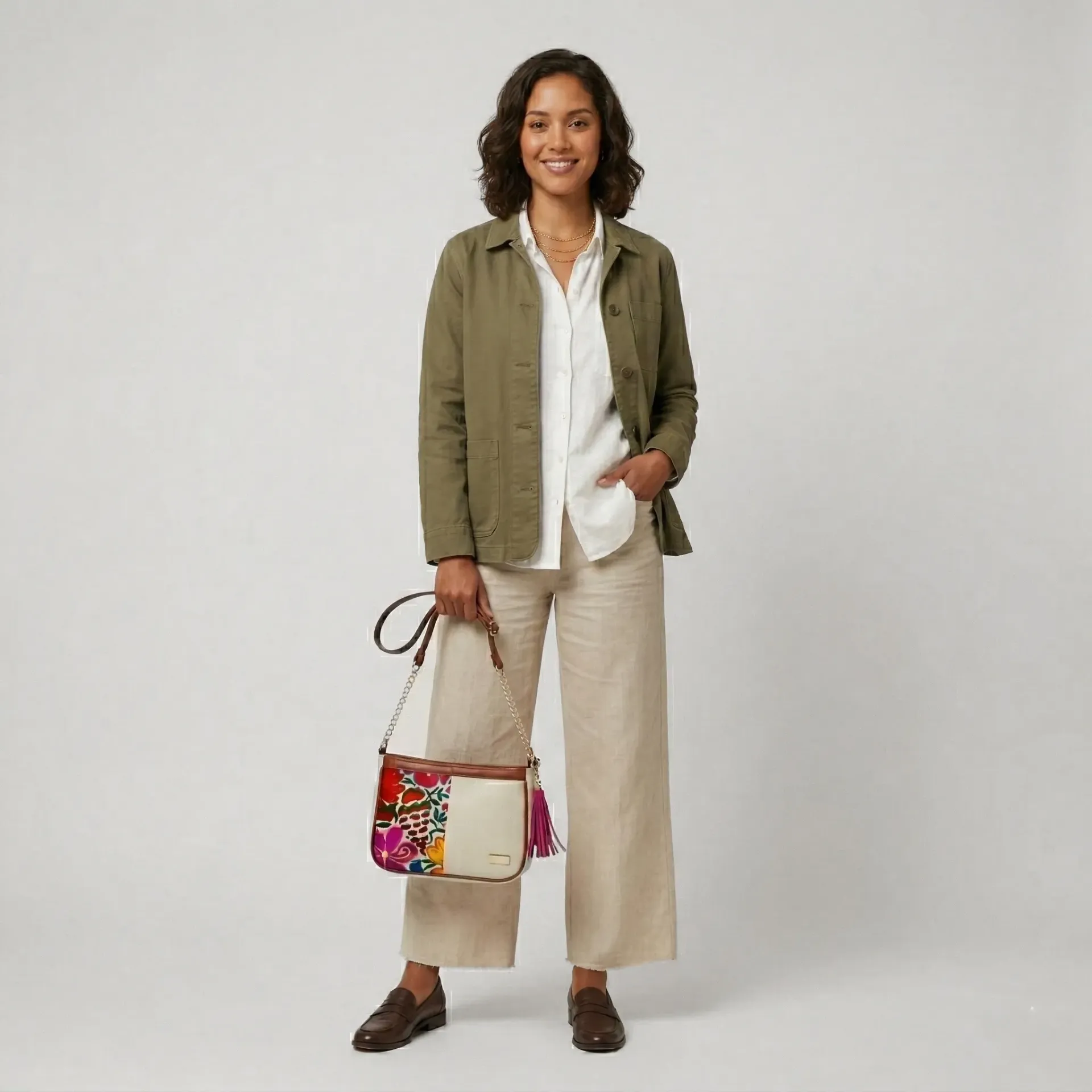 [M4ZOLBHUE] GEMA PIEL (LISO BORDADO HUESO)