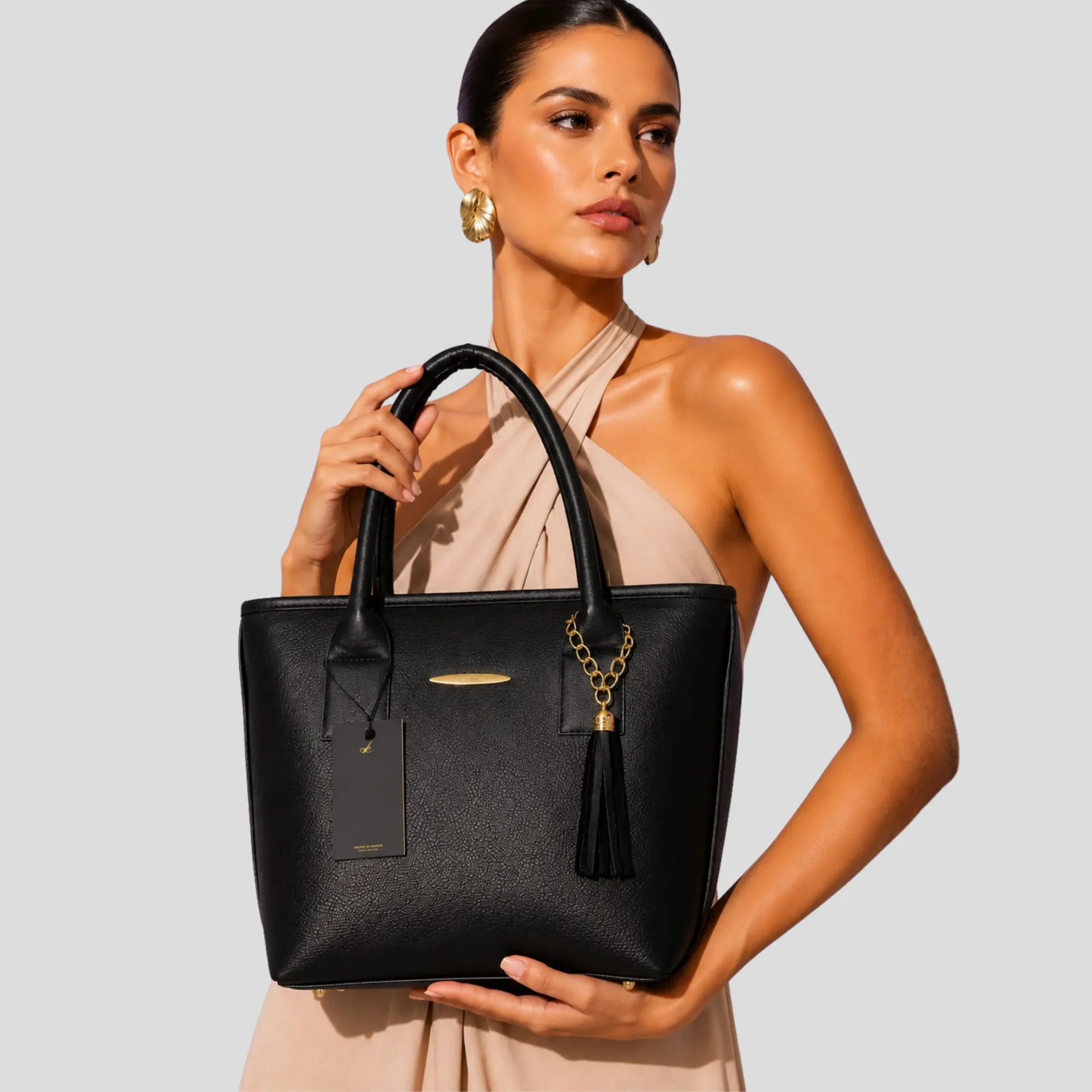 [B2MICHLNEG] MICHELLE CHICA  PIEL (LISO NEGRO)