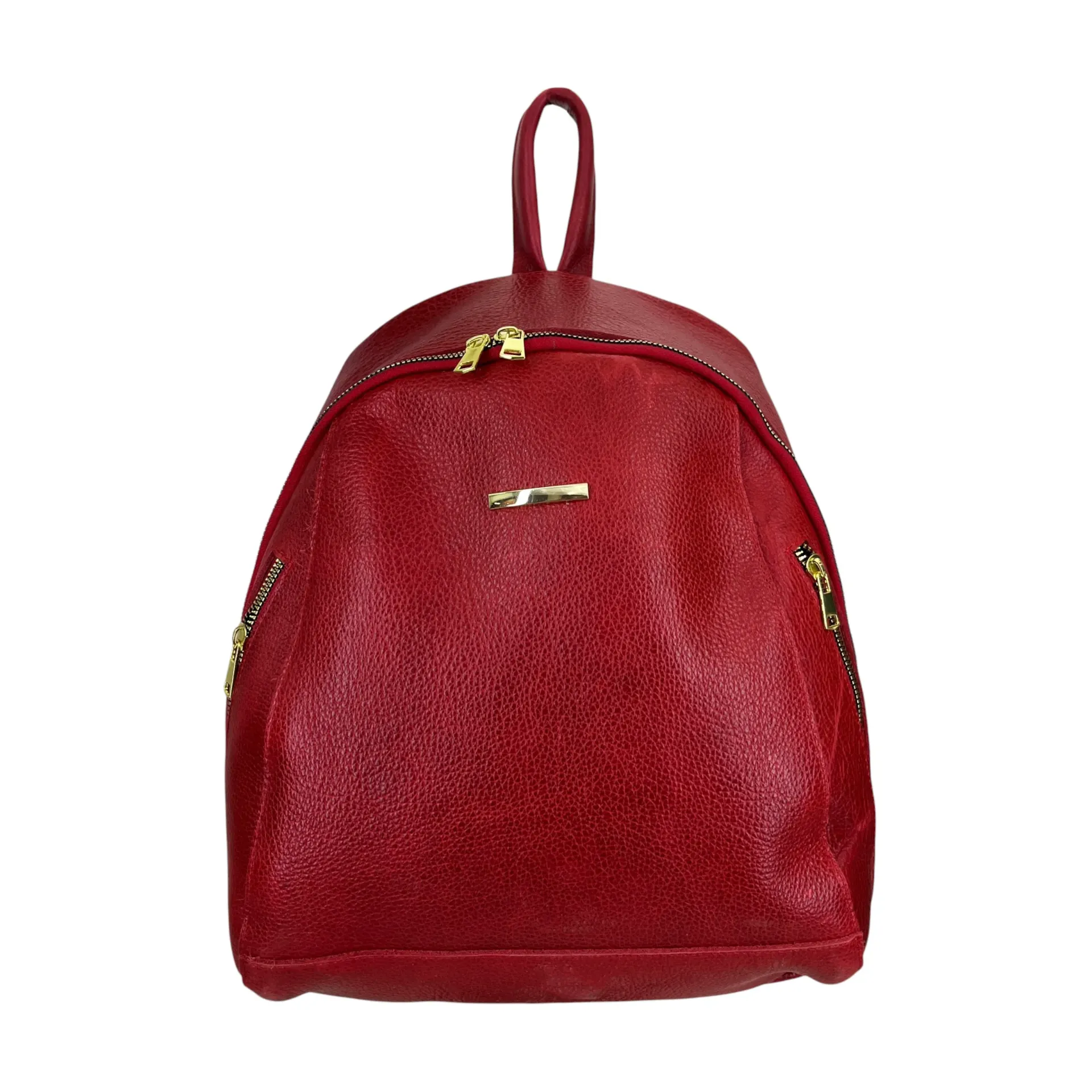[B5MVEPR] MOCHILA VERA PIEL (ROJO)