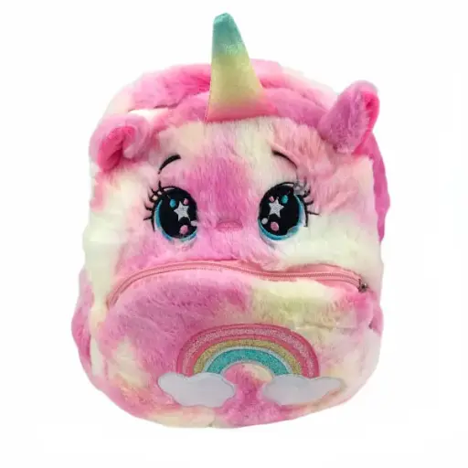 [B01IMMPUROMU] IMPORTACION MOCHILA PELUCHE UNICORNIO ROSA C